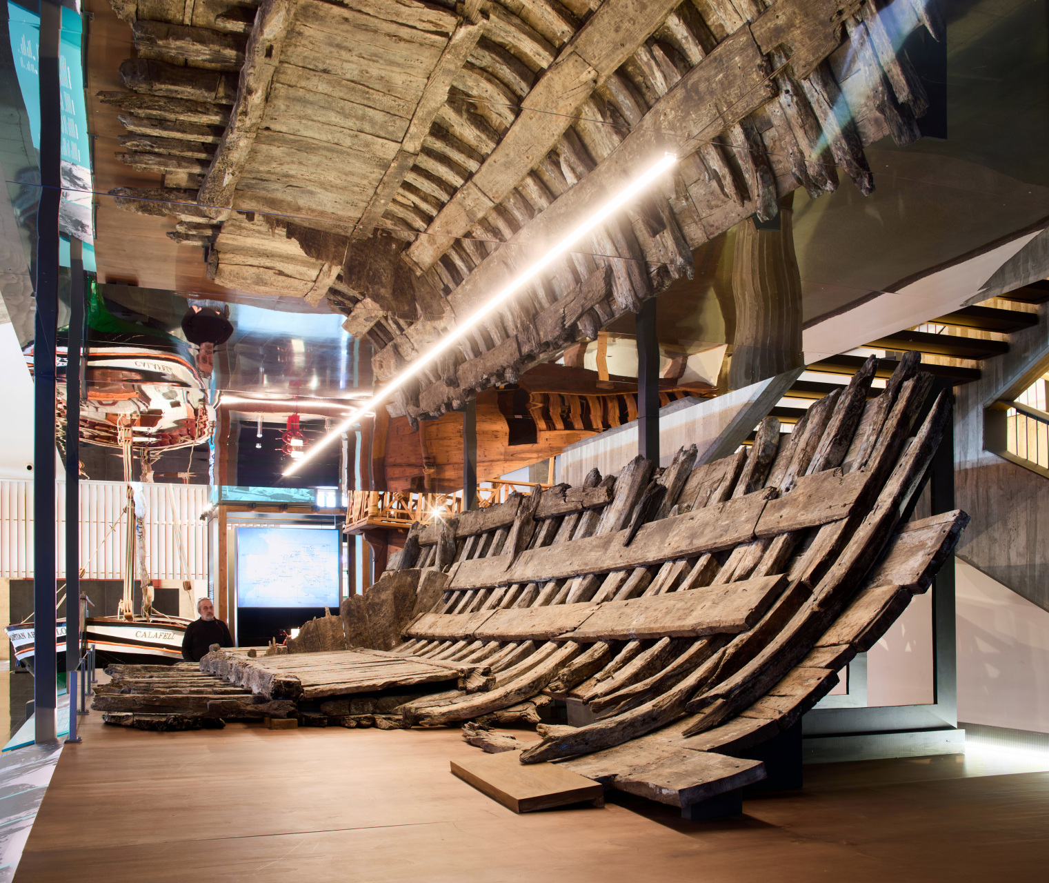 The derelicts of the Port of Tarragona Museum